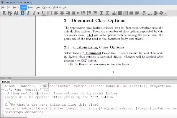 BaKoMa TeX Word Interface BaKoMa TeX Word Interface