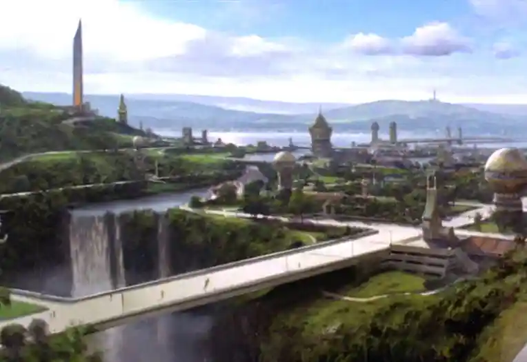 Eine Stadt auf Bajor.