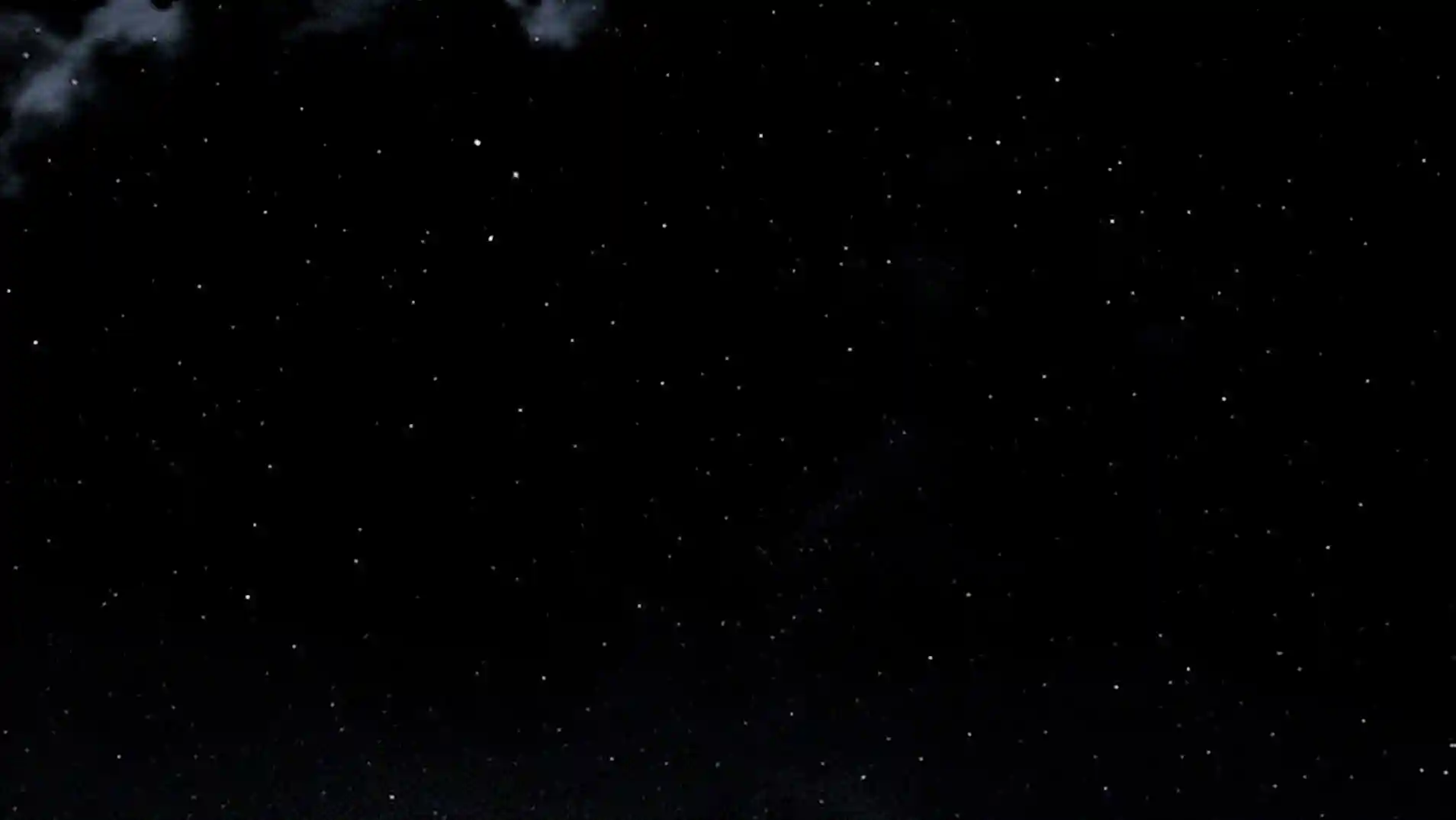 Die Sonne von dem Planeten Archer IV aus gesehen (links neben der dreier Sternengruppe).