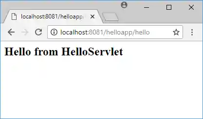Создание сервлета на Java
