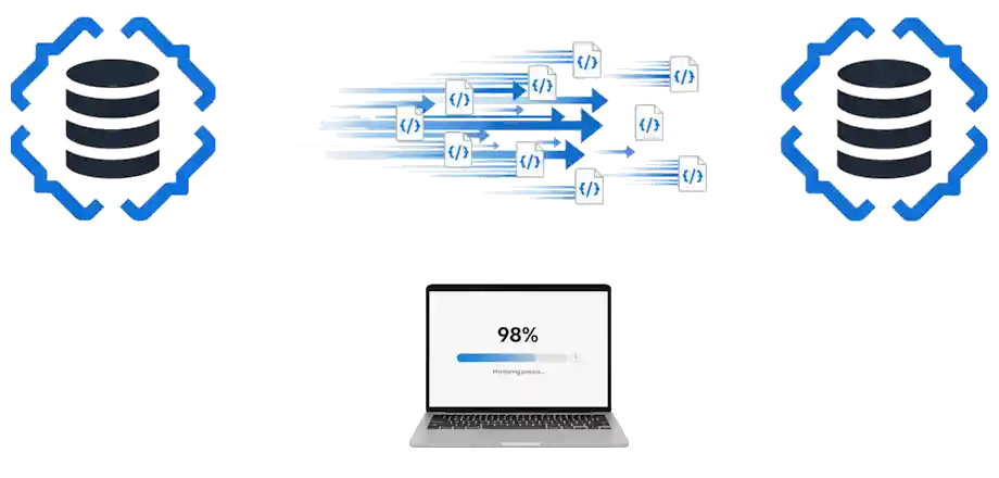 Copy-and-Paste process that uses a local sistem