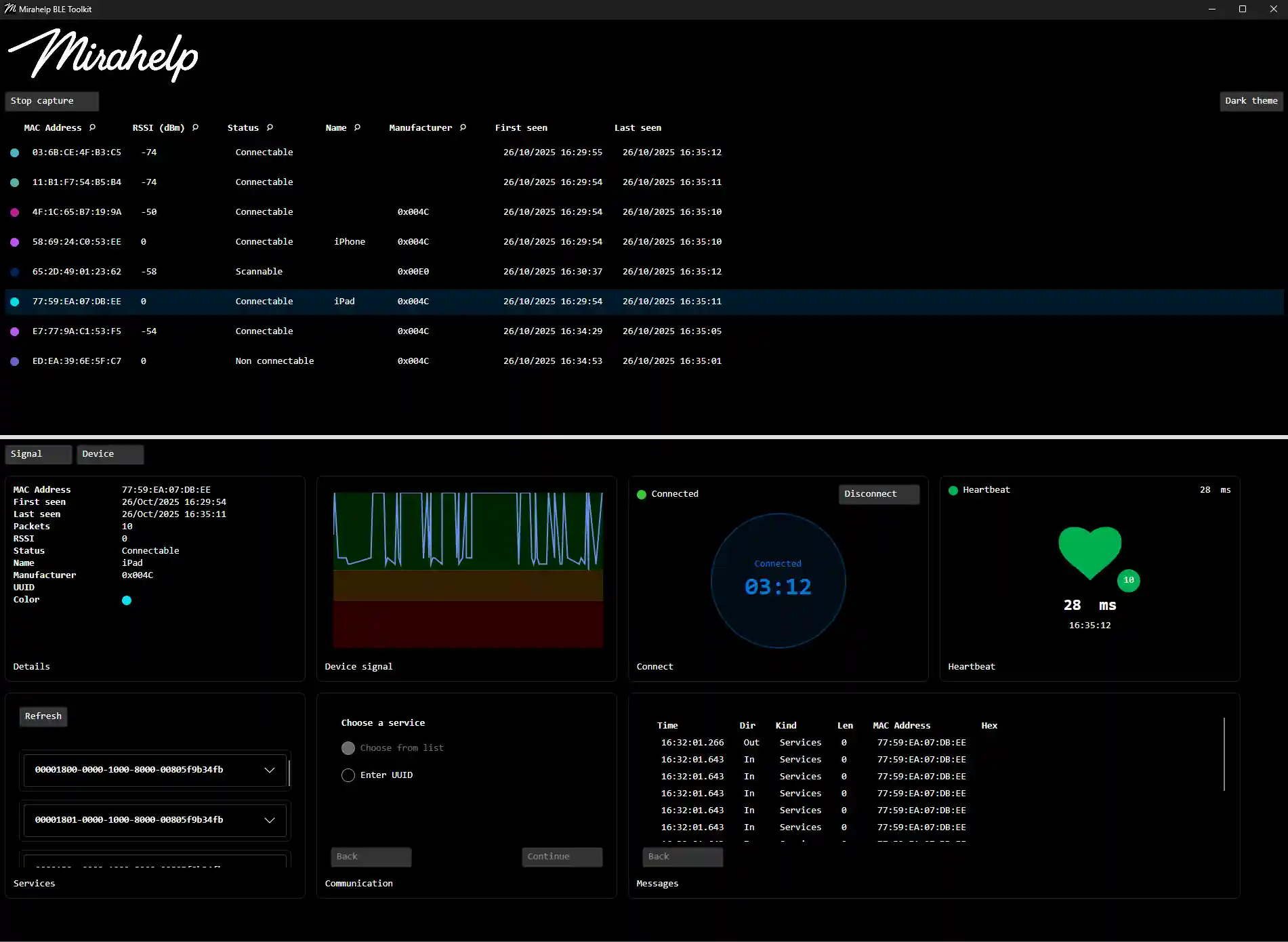 Mirahelp Dashboard