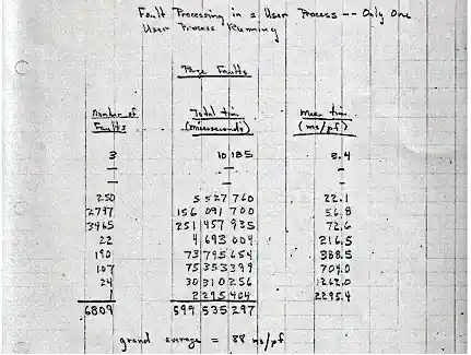 scanned by John Gintell, Charlie Clingen's handwriting handwritten data