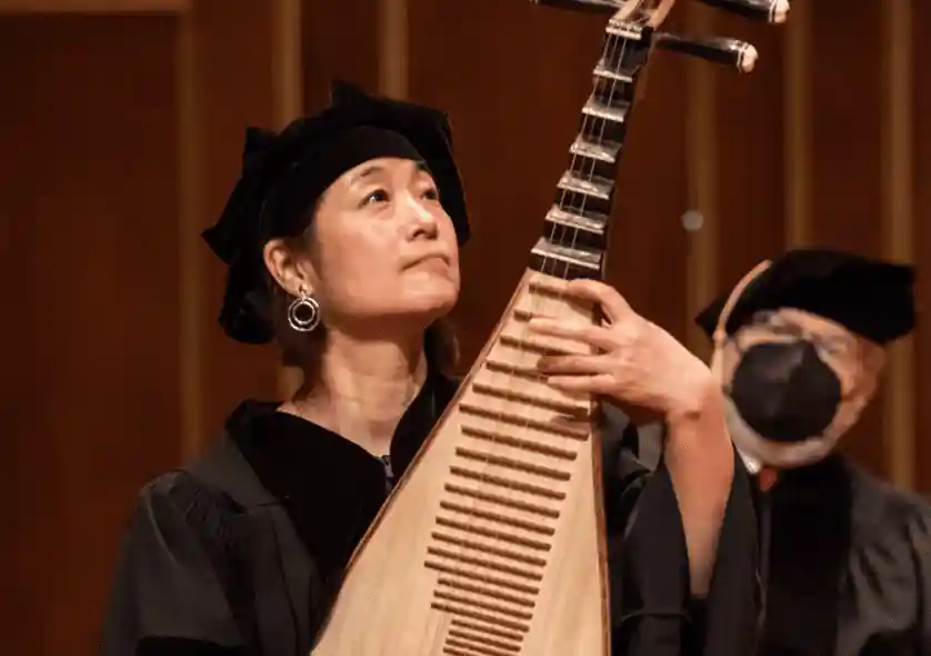 WuMan and Emmanual Ax at Commencement