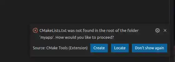 Choose “Locate” and navigate to the file.