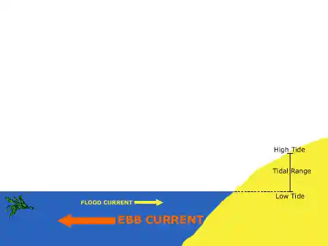 Animation of the relationship between vertical and horizontal components of tides