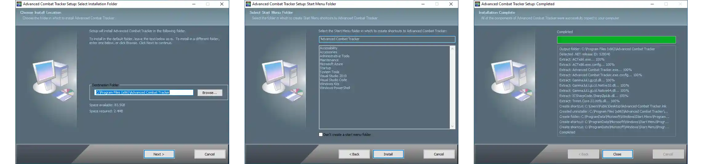 ACT Installation Wizard