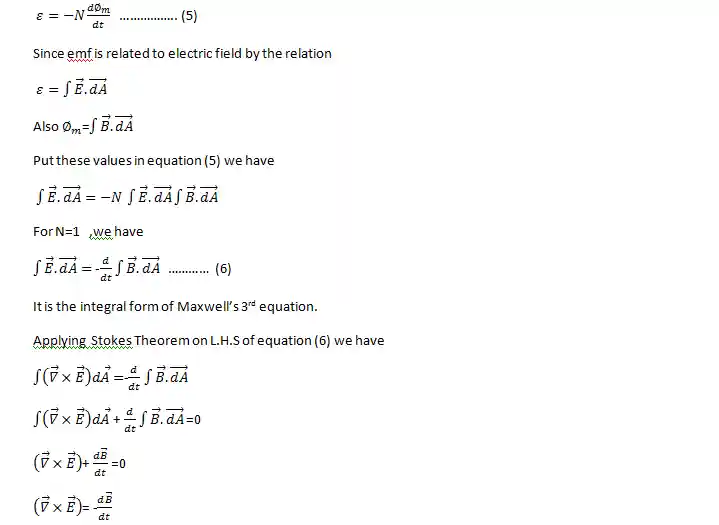 third maxwells equation