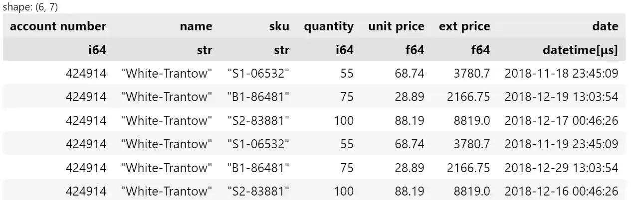 polars filter expression