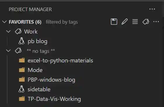 Project manager plugin