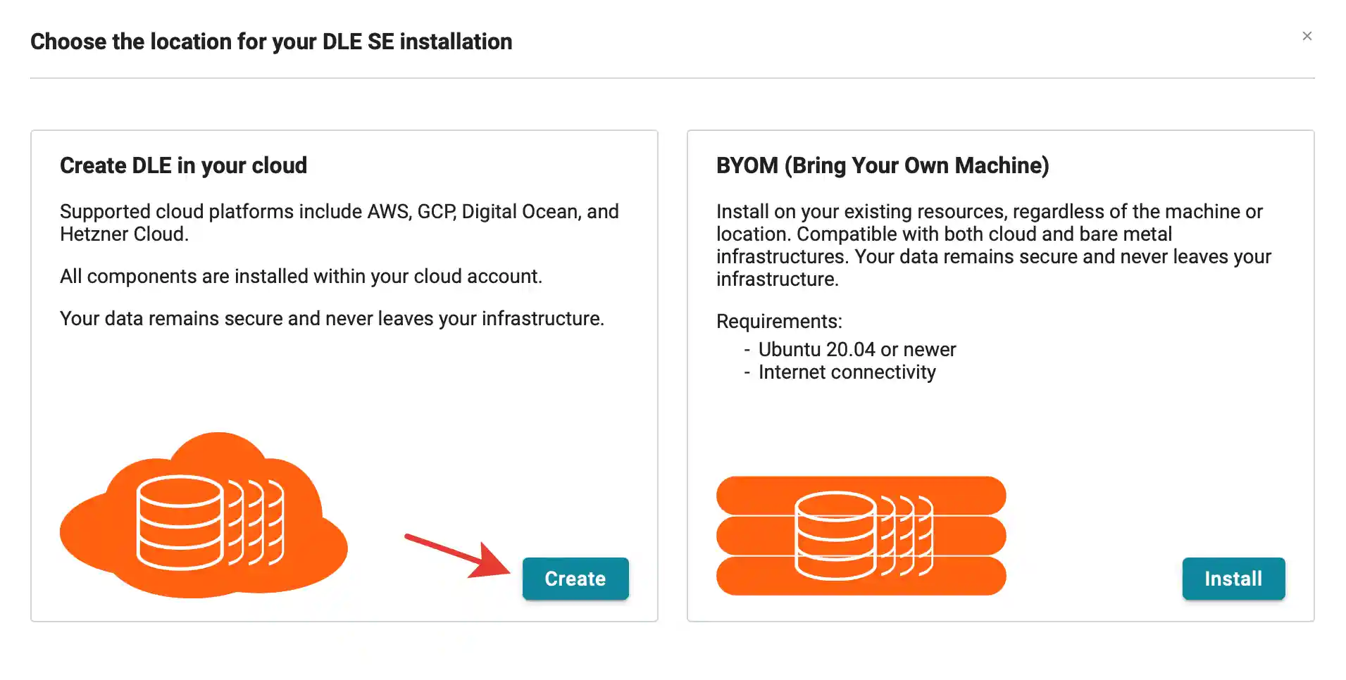 DBLab Engine in DBLab Platform: step 1