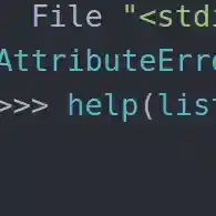 Icon for Python reference books showing how to get help in the interpreter