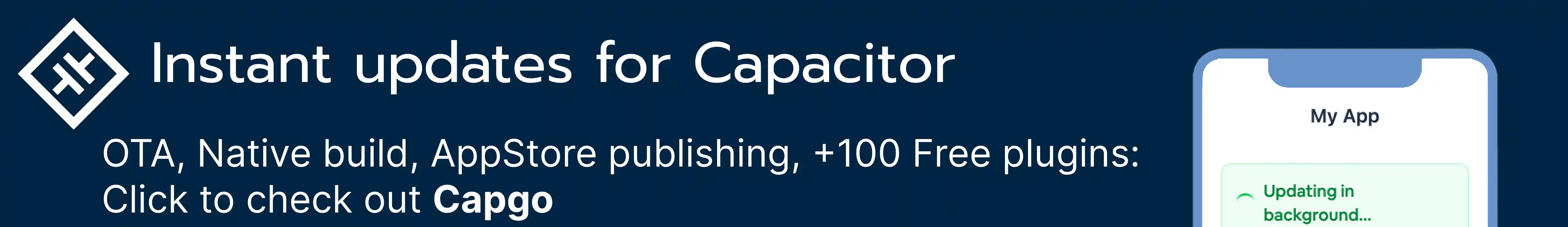 Capgo - Instant updates for capacitor