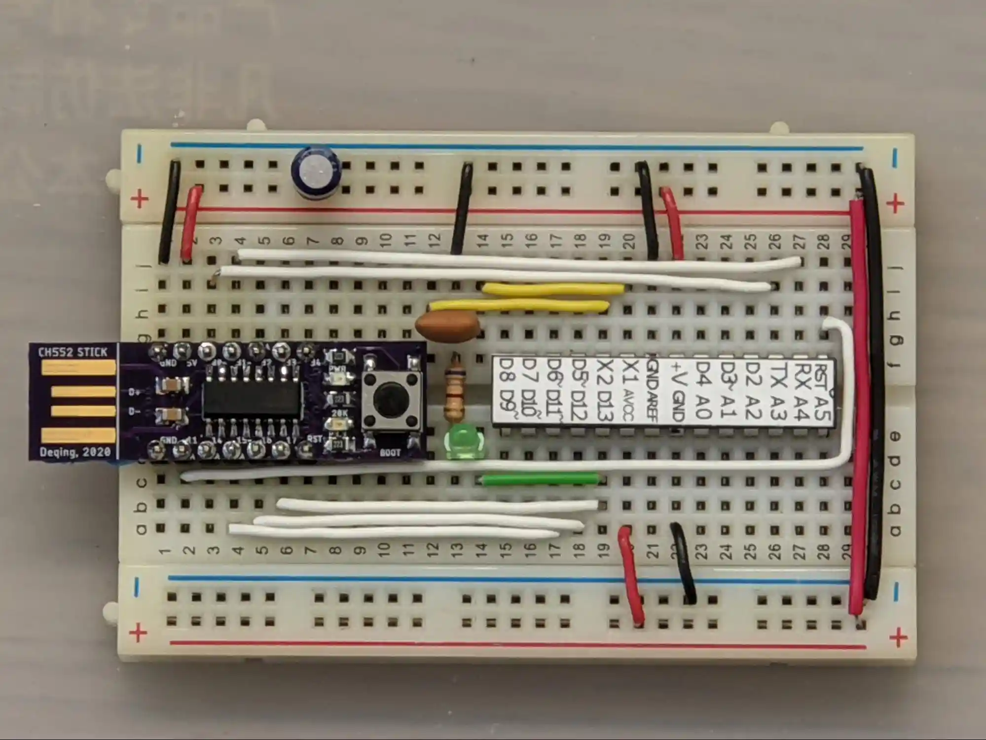 Debug Arduino on Breadboard