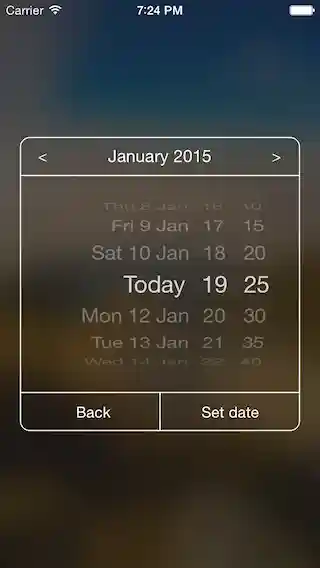 HSDatePickerViewController screen