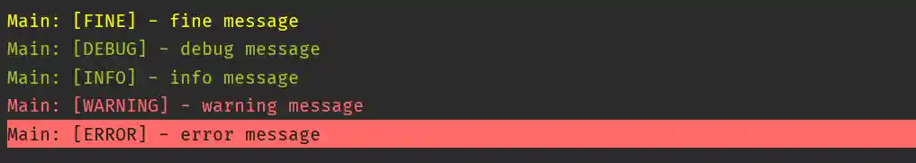 Console Printer Output