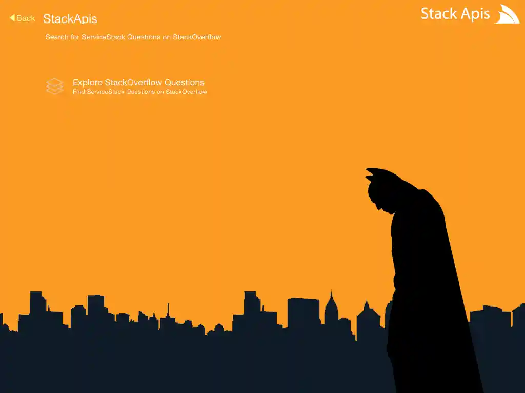 StackApis AutoQuery Home