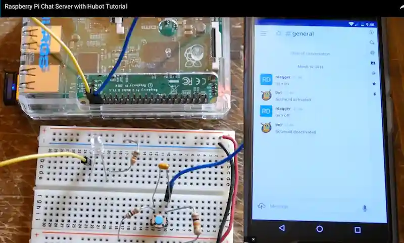 From your phone, controll anything connected to your Pi