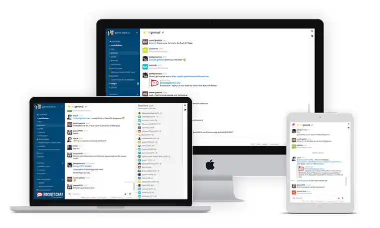 Picture of Rocket.Chat in action