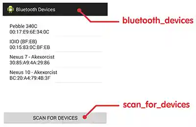 Custom Device List Text