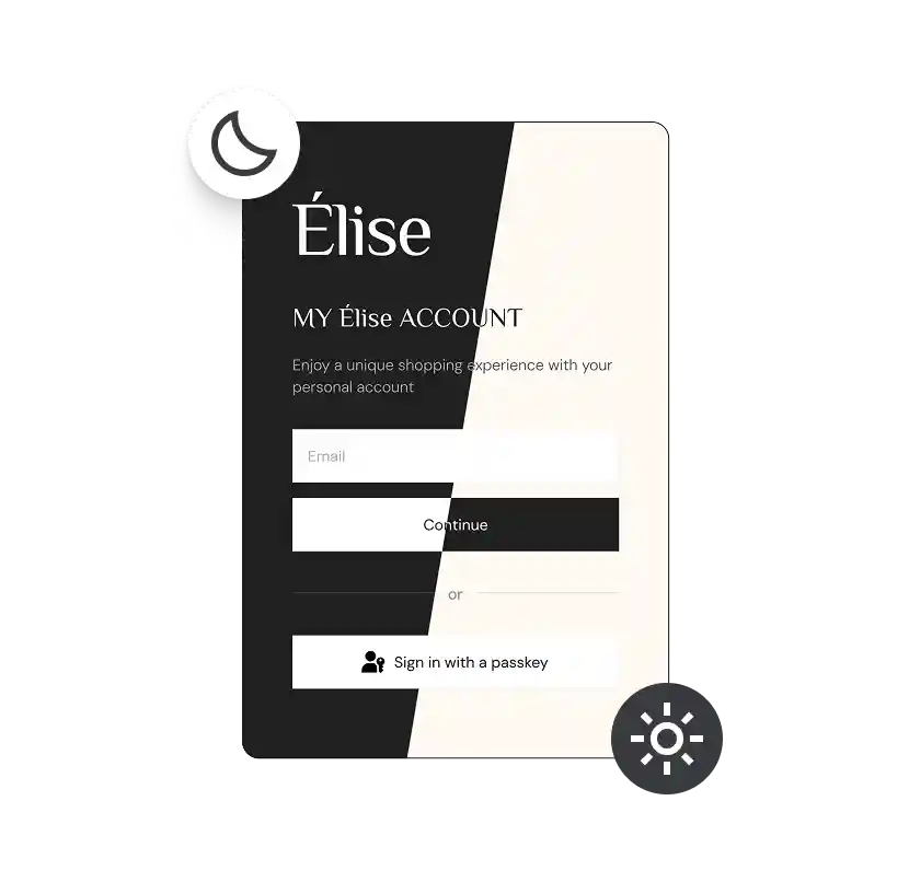 Pre-built signup/login page
