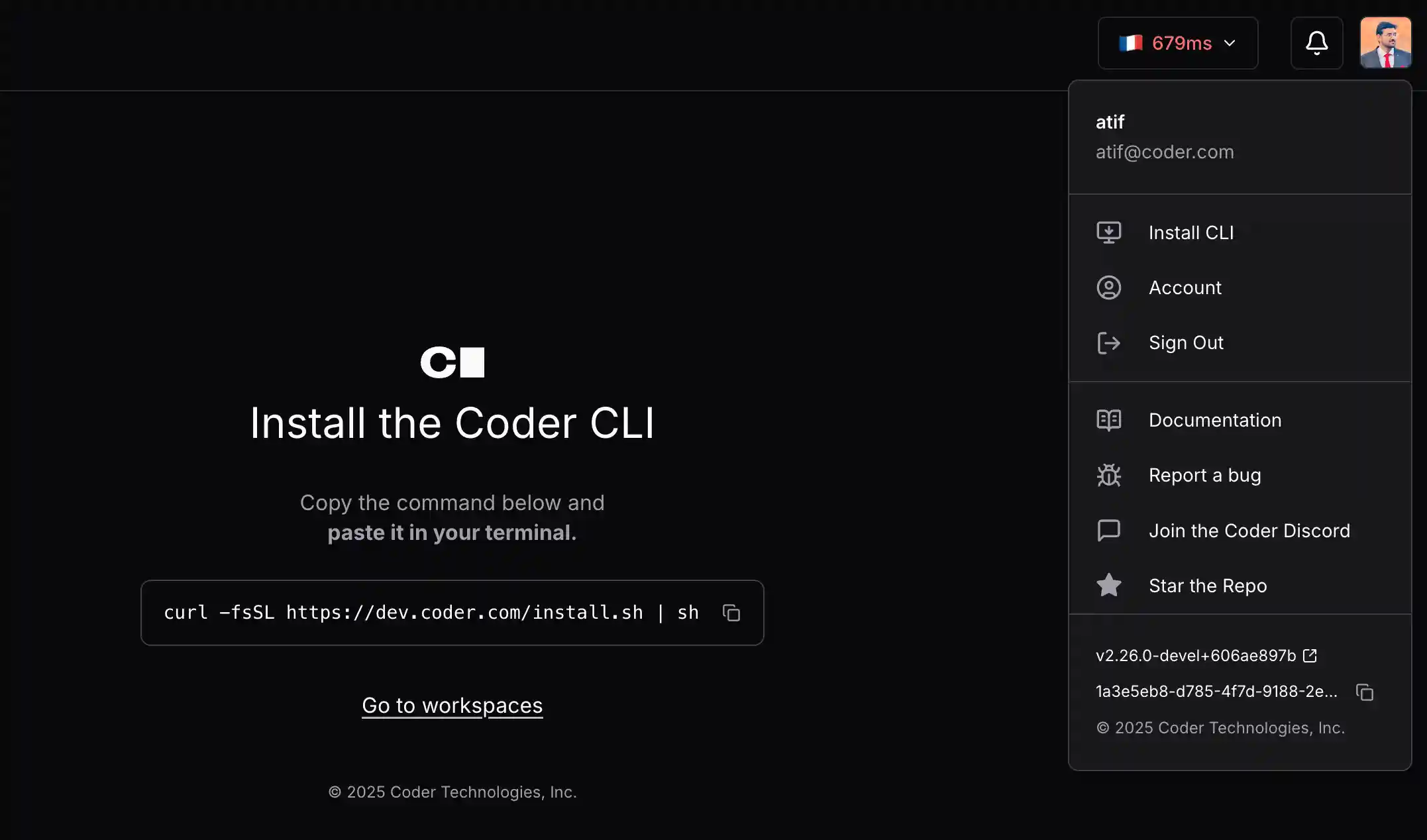 Install Coder binary from your deployment