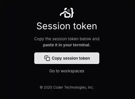 Copy session token