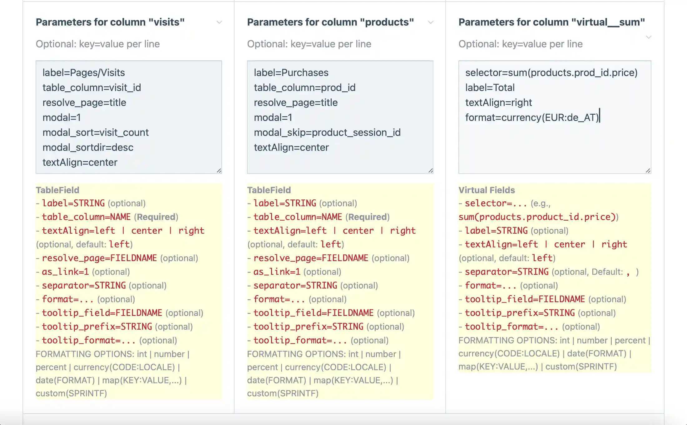 Example of configuration step 2