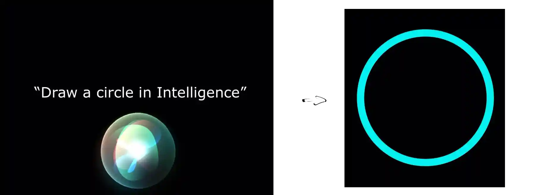 Siri query usage example