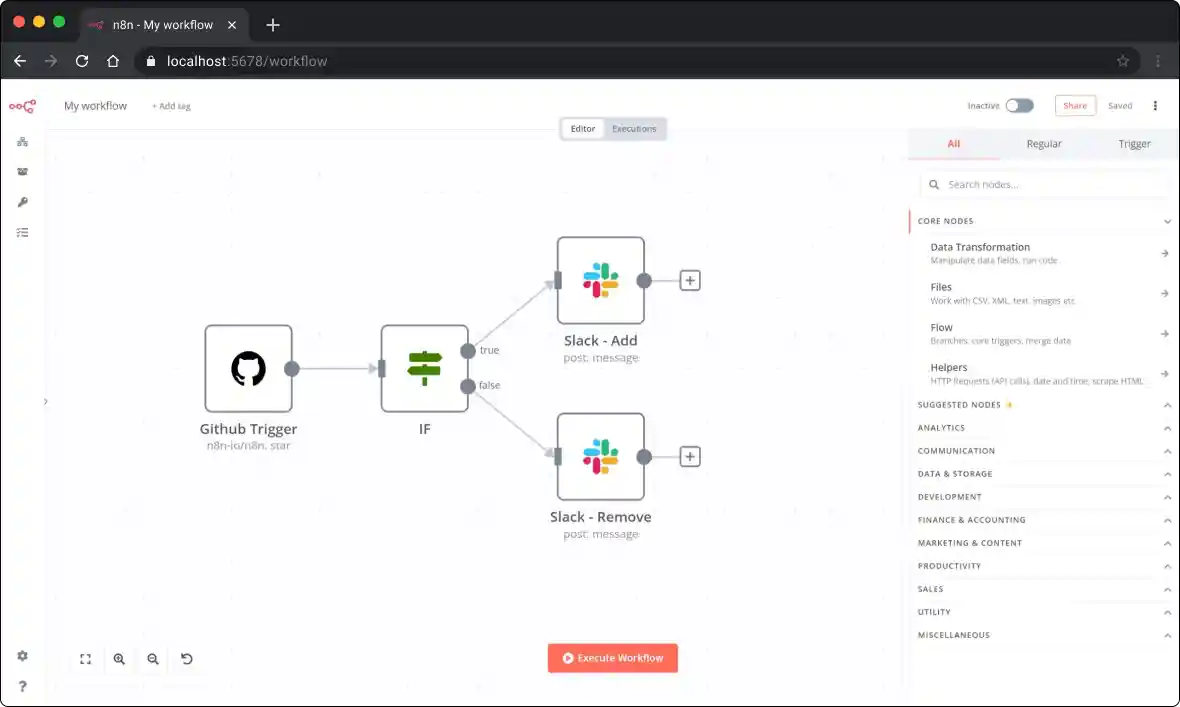 n8n.io - Screenshot