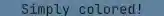 Dim blue text color in terminal
