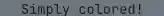 Dim white text color in terminal
