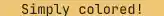 Yellow text color in terminal