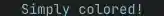 Cyan text color in terminal