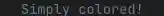 Dim white text color in terminal