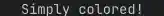 White text color in terminal