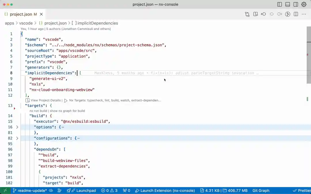 Nx Console - The UI for Nx & Lerna