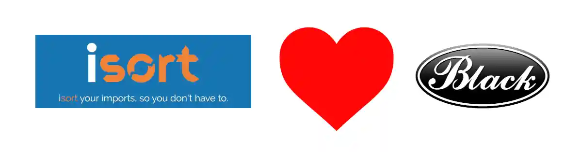 isort loves black