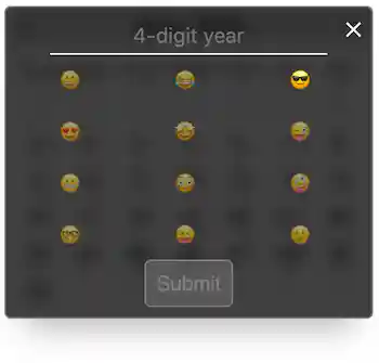 Custom overlay months screenshot