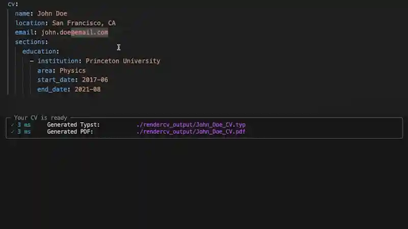 Strict Validation Feature of RenderCV