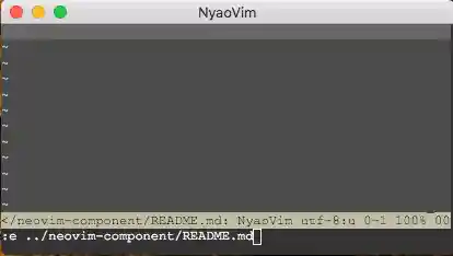 NyaoVim screenshot