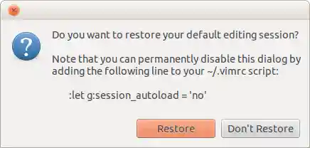 Screenshot of auto-open prompt