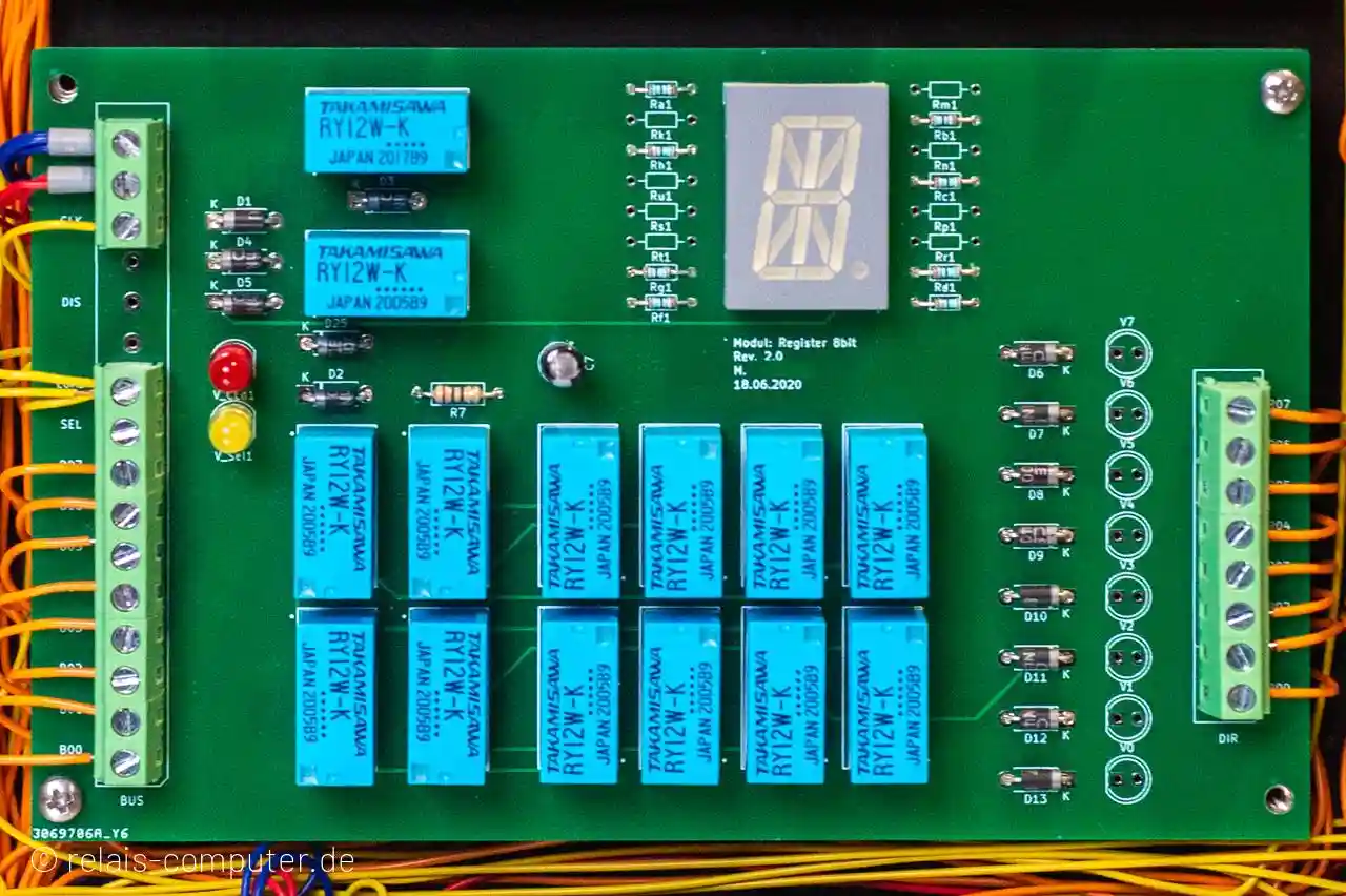 Hilfsregister O (Output) zum speichern des Ergebnisses
