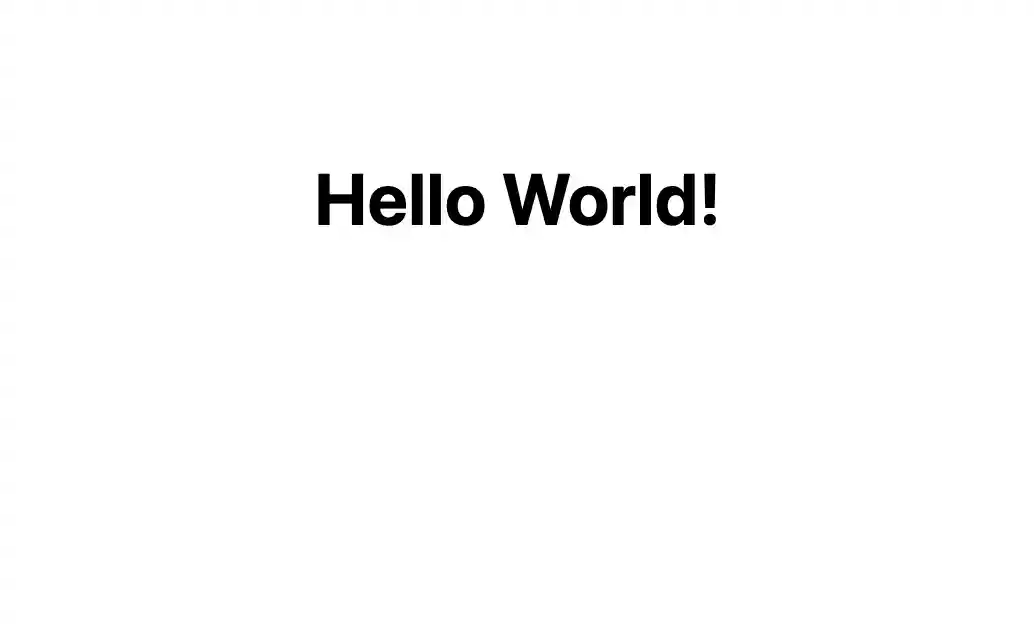 Rails Hello World