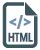 HTML icon for HTML