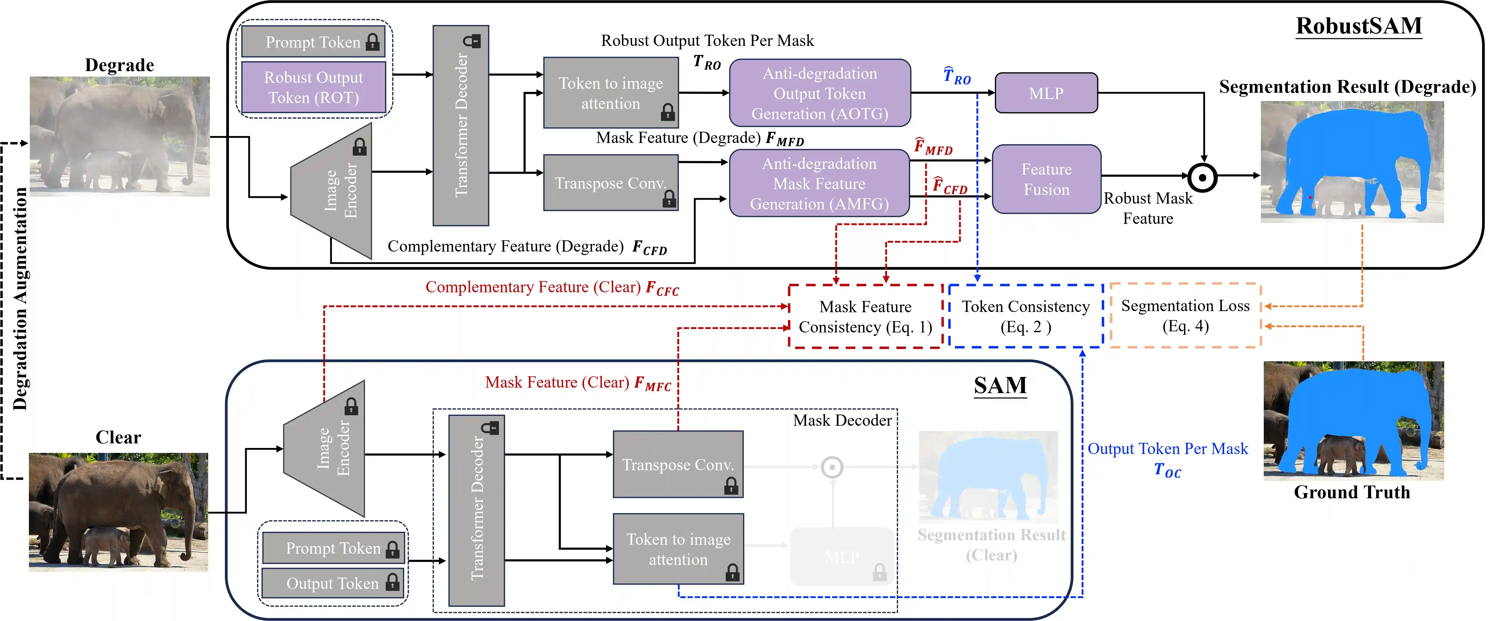 RobustSAM architecture.