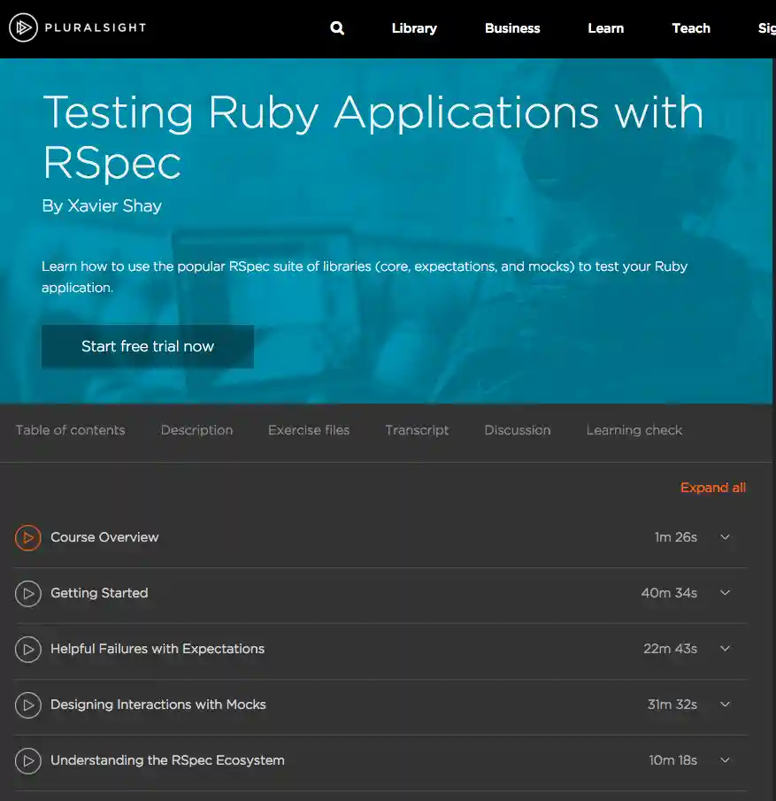 Testing Ruby Application with RSpec Screencast