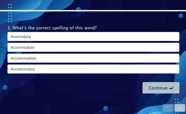 Quiz maker Landing Page
