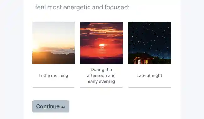 Quiz maker - Outcome Quiz
