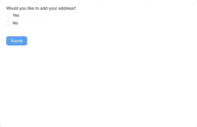 Conditional Section Heading 1
